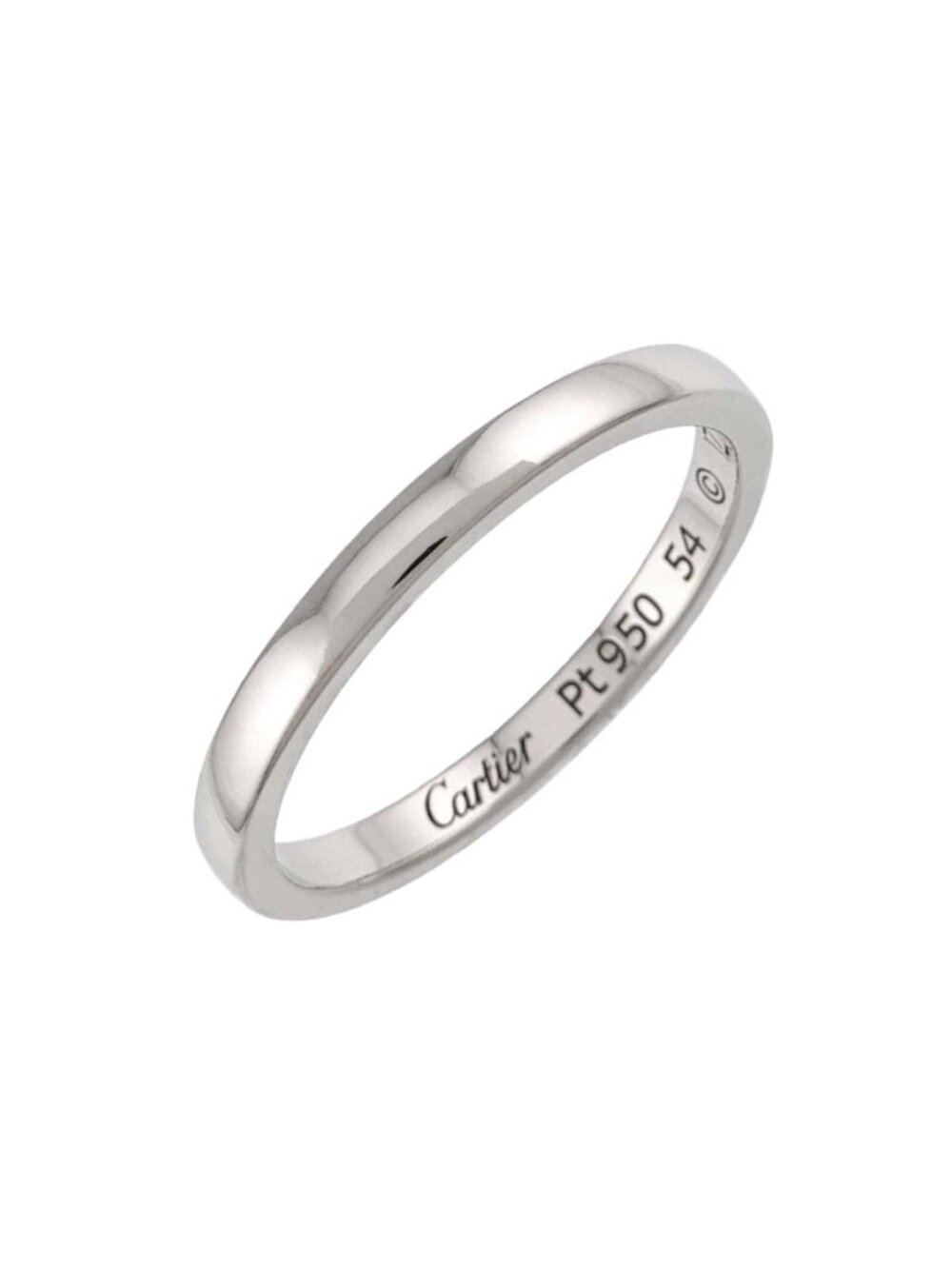 Cartier Ballerina 54 Ring Platinum Ballerine